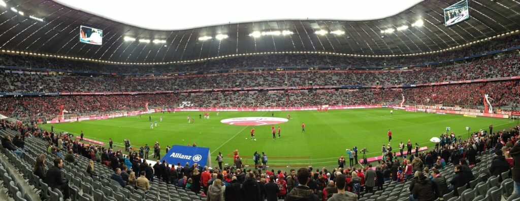Trybuny stadionu Allianz Arena