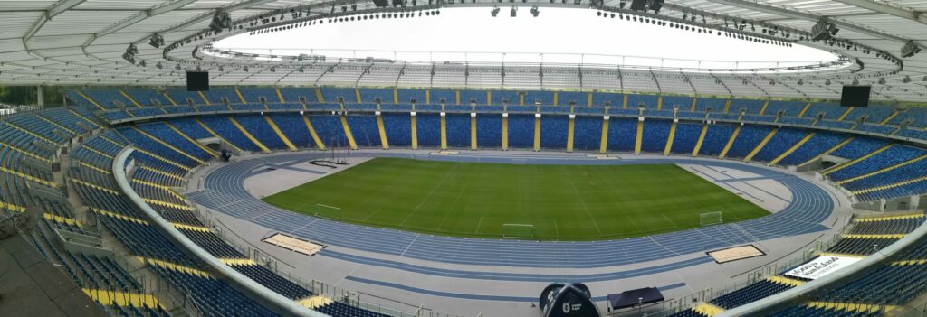 panorama stadionu śląskiego