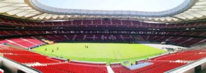 Atletico - panorama stadionu