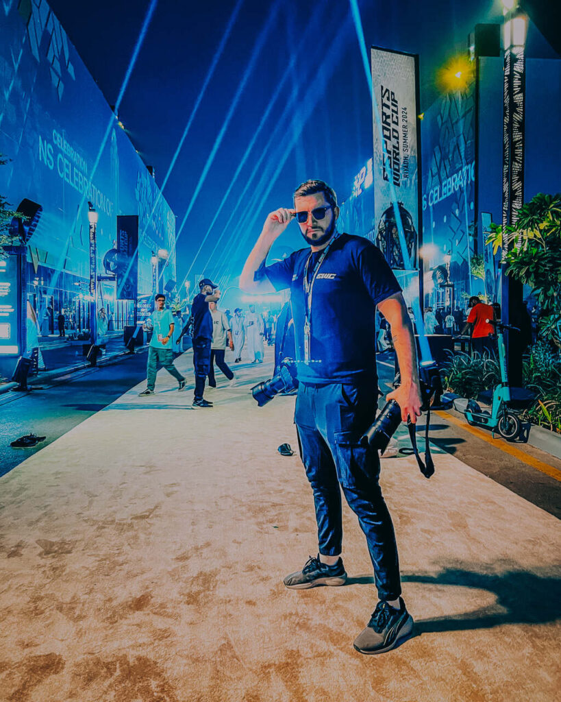 Jacek Prondzynski podczas eSport World Cup