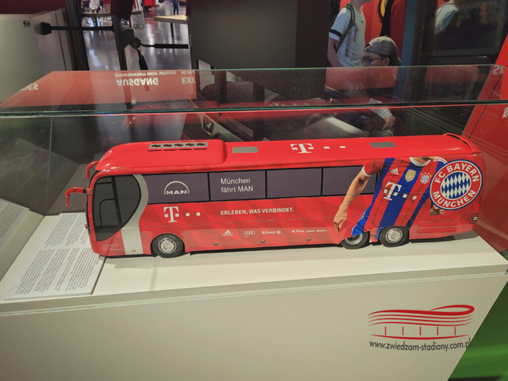 Makieta autokaru w muzeum Bayernu Monachium