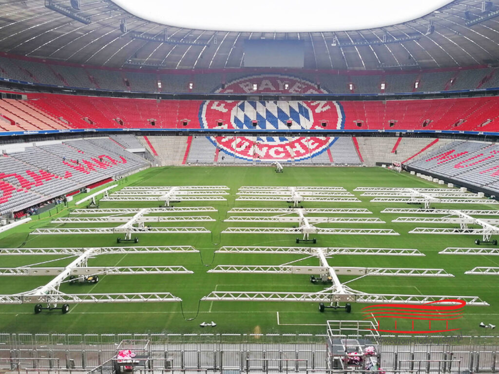 Widok z trybuny ultras